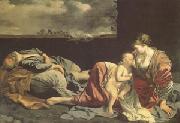 Orazio Gentileschi THe Rest on the Flight into Egypt (mk05) oil painting